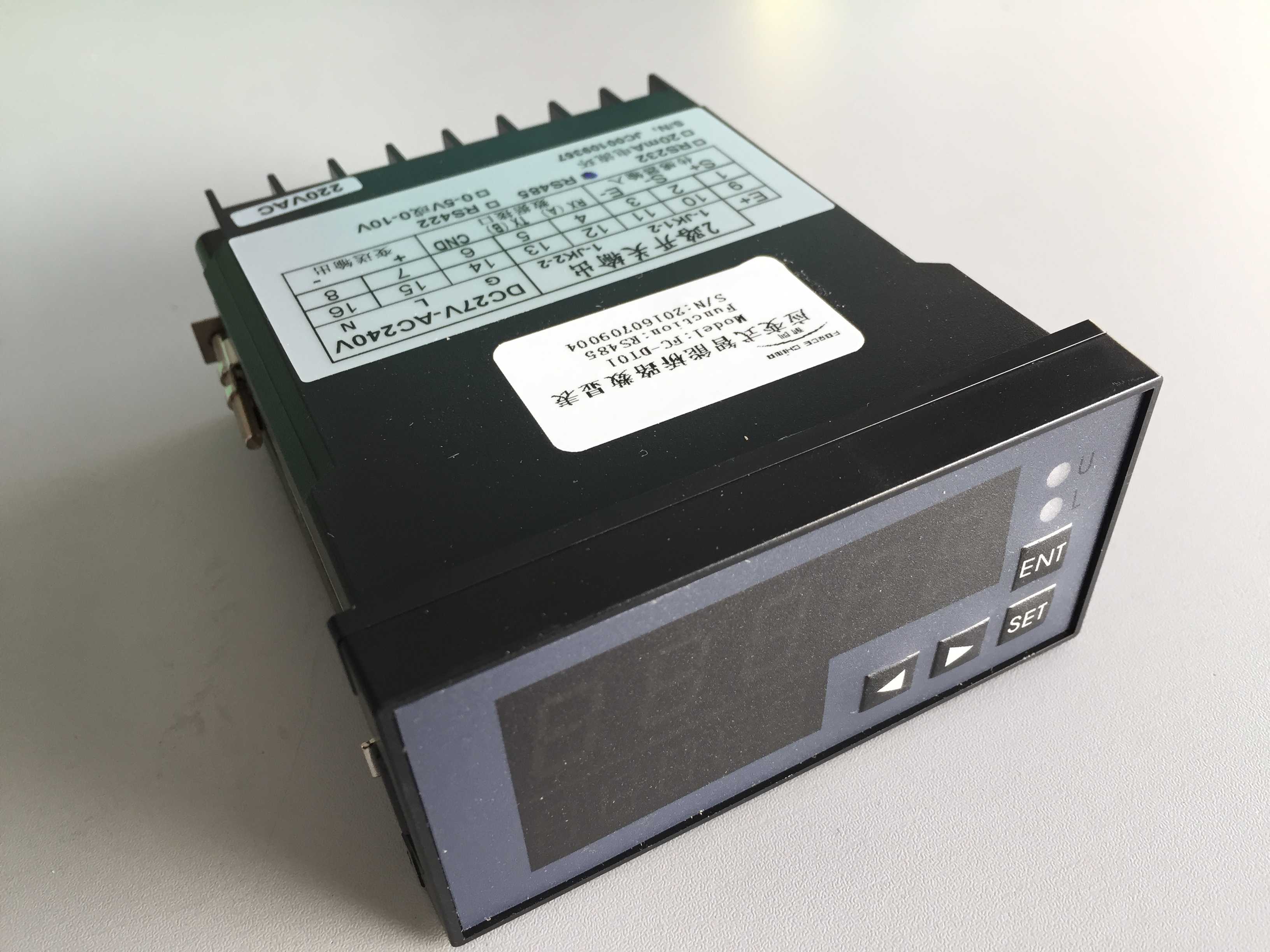 耐創(chuàng)測力傳感器專用Forcechina智能橋路數(shù)顯儀表FC-DT01